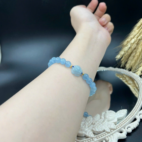 Vòng Tay Phong Thủy Aquamarine – Viên Ngọc Của Sự Bình An Và Hài Hòa Năng Lượng - Ảnh 2