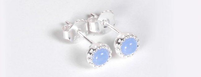 bông tai phong thủy Aquamarine