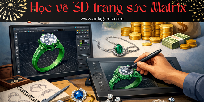 Học vẽ 3D trang sức Matrix